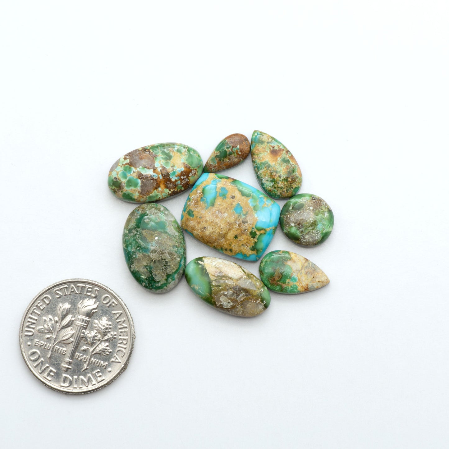 Sonoran Mountain Turquoise showcases a stunning blend of blue and green hues and natural patterns that make it a must-have for any jewelry collection.