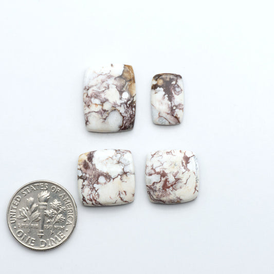Wild Horse Cabochon are a magnificent addition to any collection. Natural magnesite stones feature a design that will add beauty to any jewelry design.