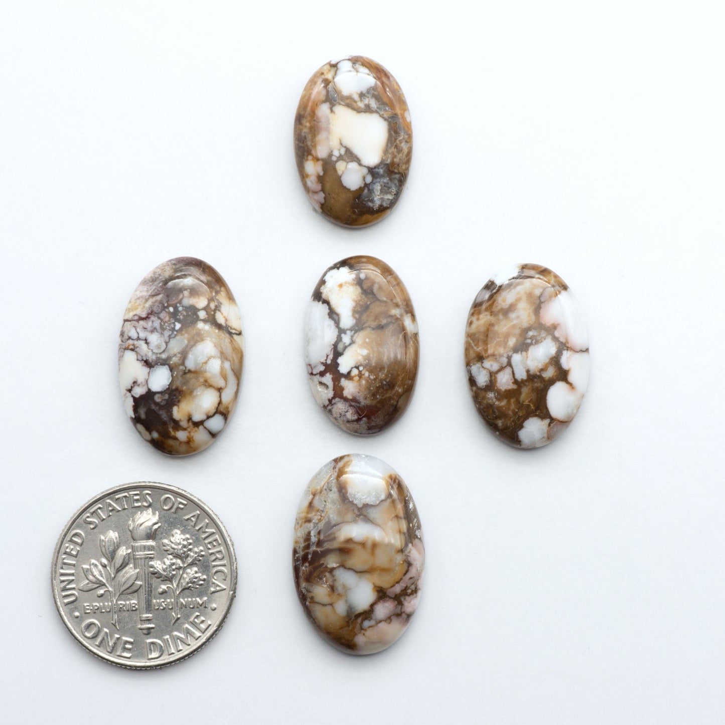 Wild Horse Cabochon are a magnificent addition to any collection. Natural magnesite stones feature a design that will add beauty to any jewelry design.