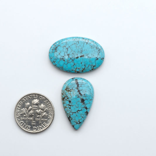 Number 8 Turquoise Cabochons have been selected for their quality and unique appearance. Don't miss the chance to add a one-of-a-kind piece to your collection.