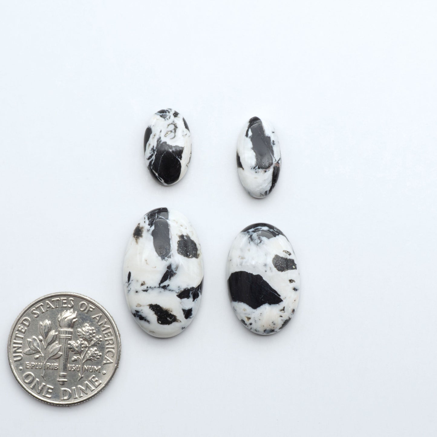 White Buffalo Stone Cabochons