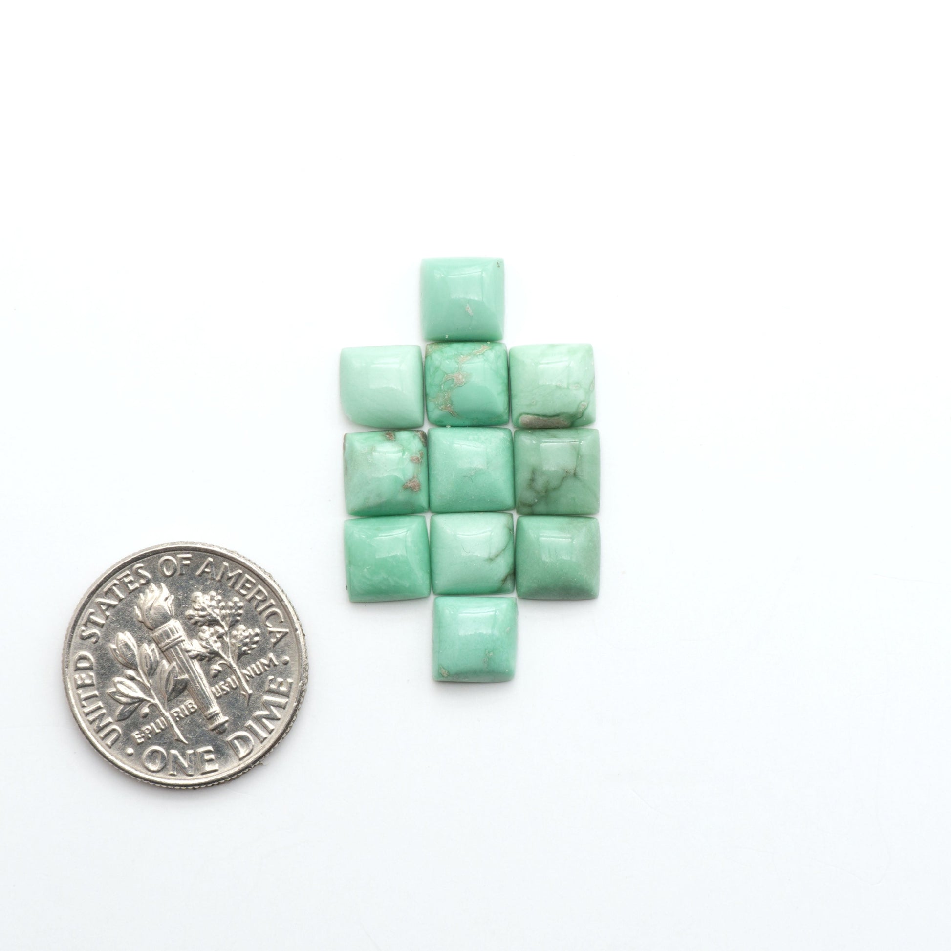 Shop Australian Variscite cabochons with natural matrix patterns, ideal for silversmiths and jewelry makers creating custom rings and pendants.