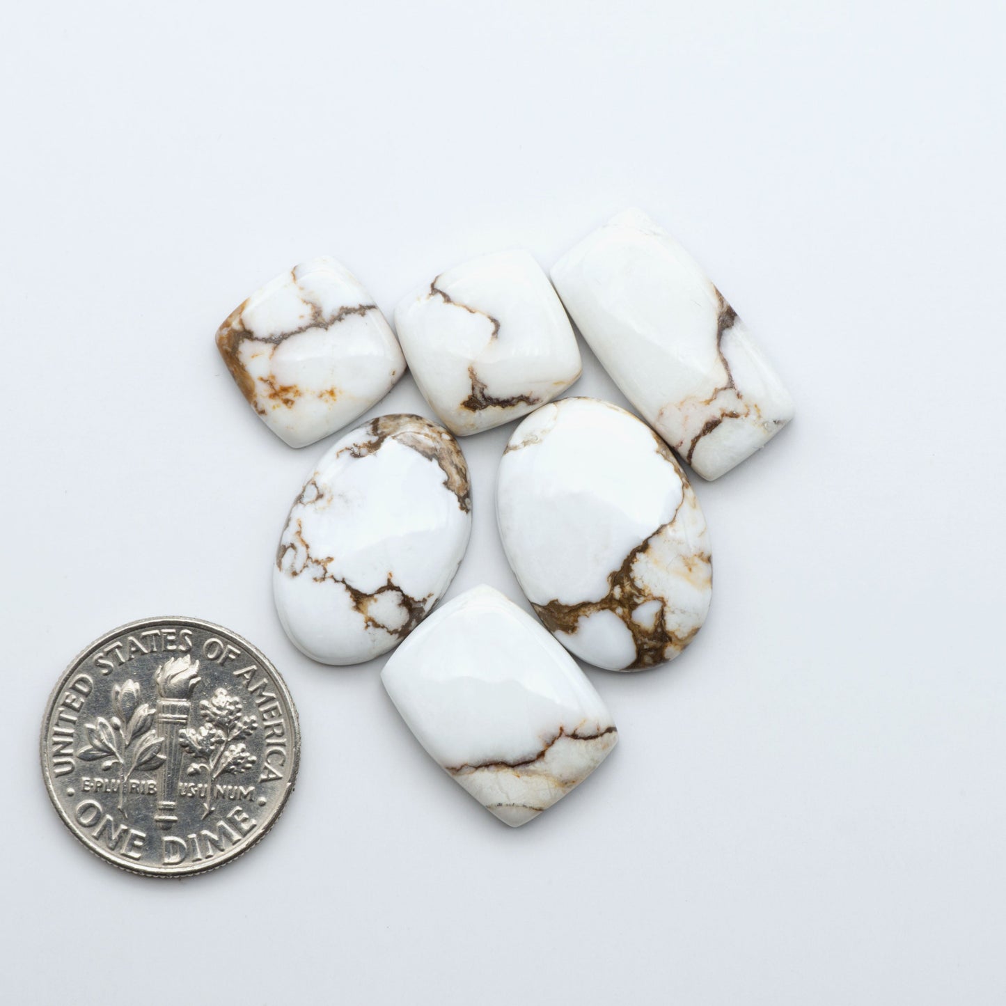 Wild Horse Cabochon are a magnificent addition to any collection. Natural magnesite stones feature a design that will add beauty to any jewelry design.