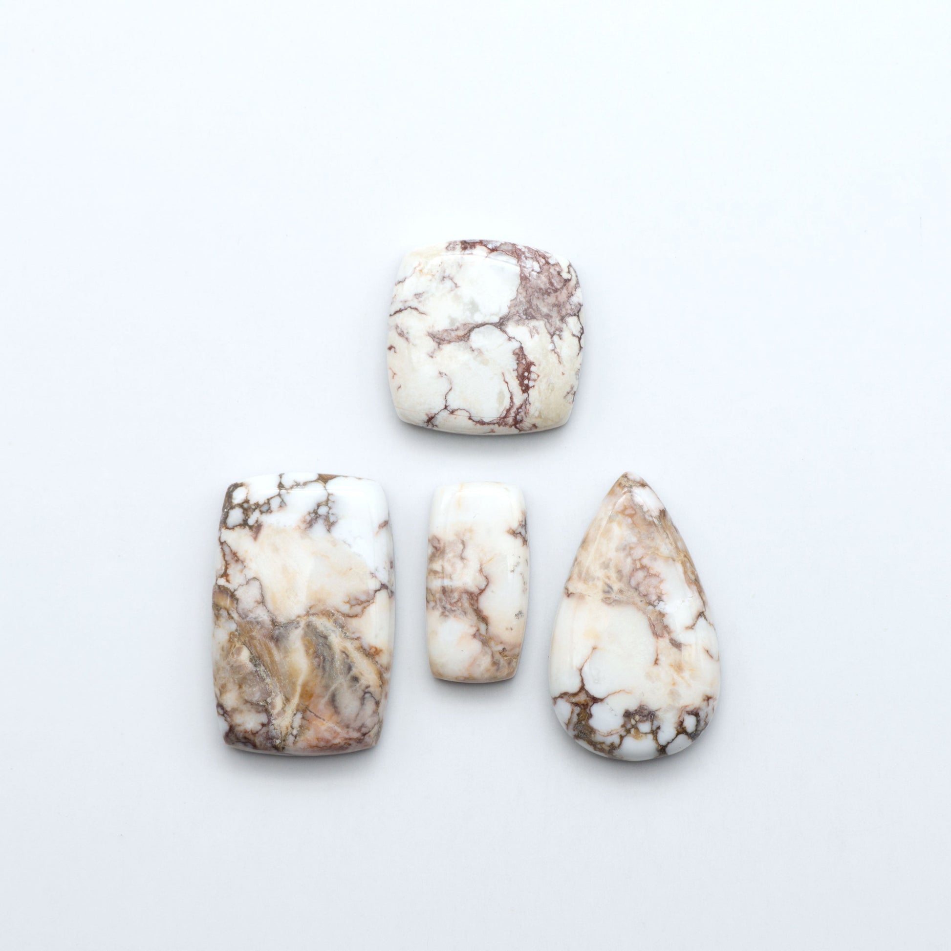 Wild Horse Cabochon are a magnificent addition to any collection. Natural magnesite stones feature a design that will add beauty to any jewelry design.
