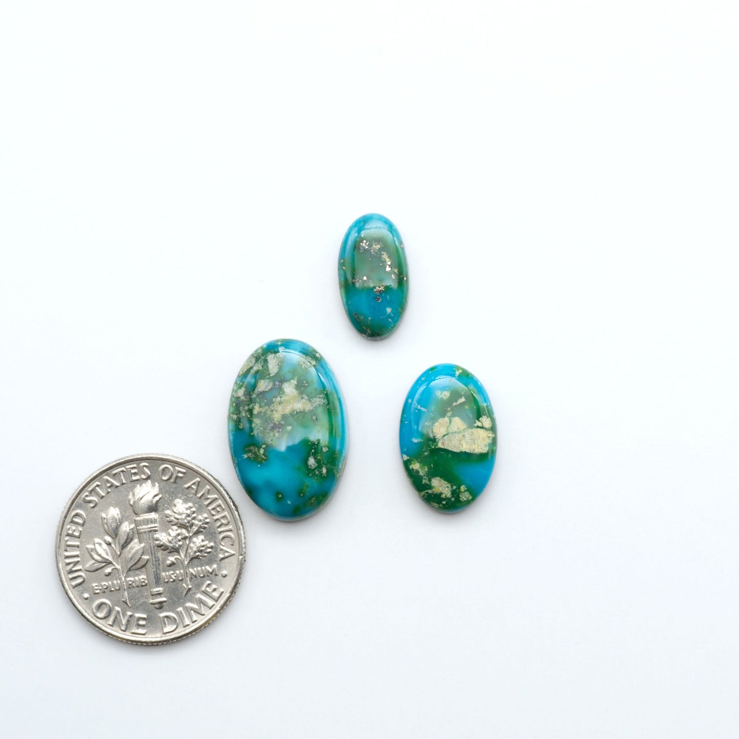 Sonoran Mountain Turquoise showcases a stunning blend of blue and green hues and natural patterns that make it a must-have for any jewelry collection.