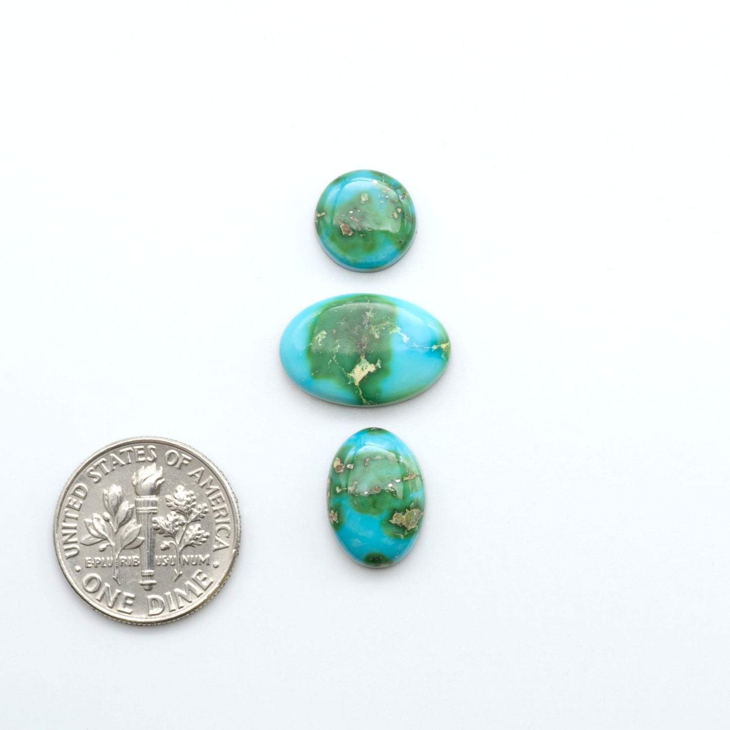 Sonoran Mountain Turquoise showcases a stunning blend of blue and green hues and natural patterns that make it a must-have for any jewelry collection.