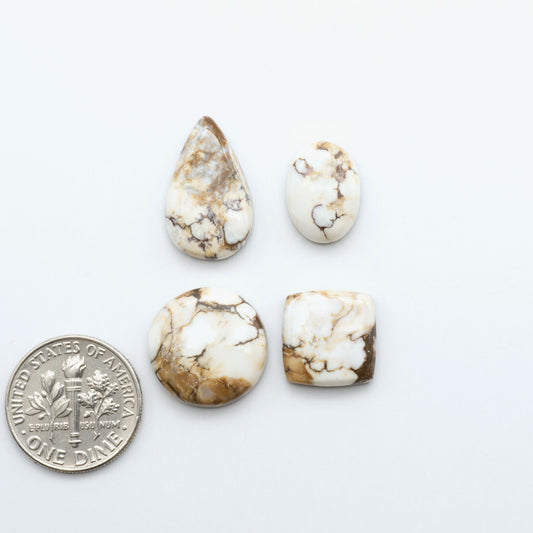 Wild Horse Cabochon are a magnificent addition to any collection. Natural magnesite stones feature a design that will add beauty to any jewelry design.