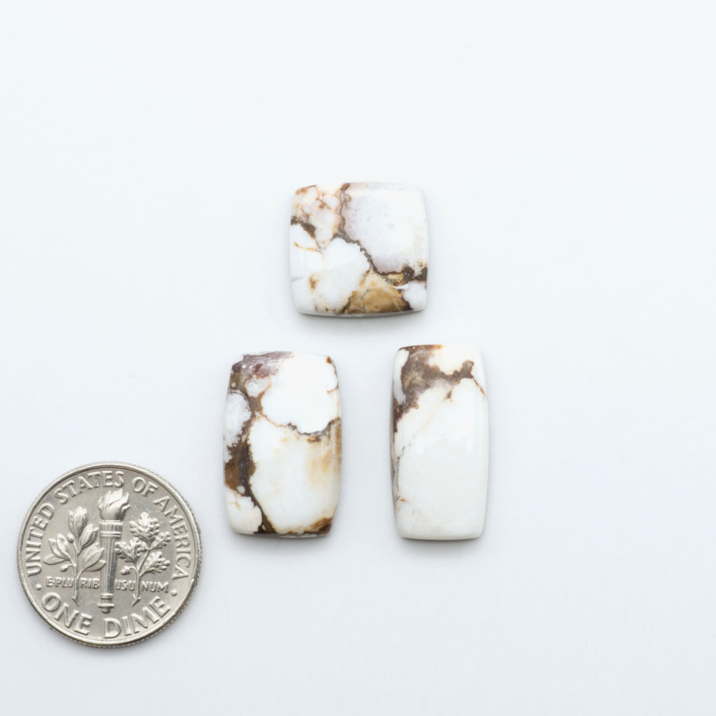 Wild Horse Cabochon are a magnificent addition to any collection. Natural magnesite stones feature a design that will add beauty to any jewelry design.
