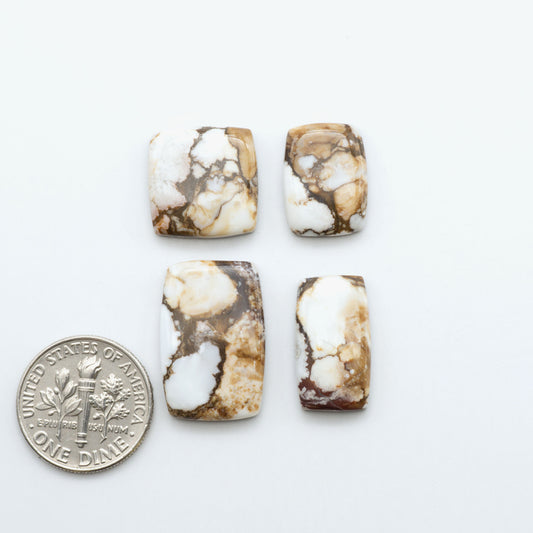 Wild Horse Cabochon are a magnificent addition to any collection. Natural magnesite stones feature a design that will add beauty to any jewelry design.