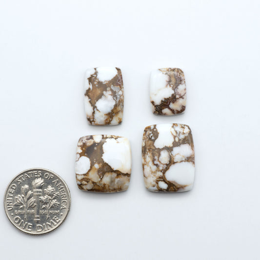 Wild Horse Cabochon are a magnificent addition to any collection. Natural magnesite stones feature a design that will add beauty to any jewelry design.