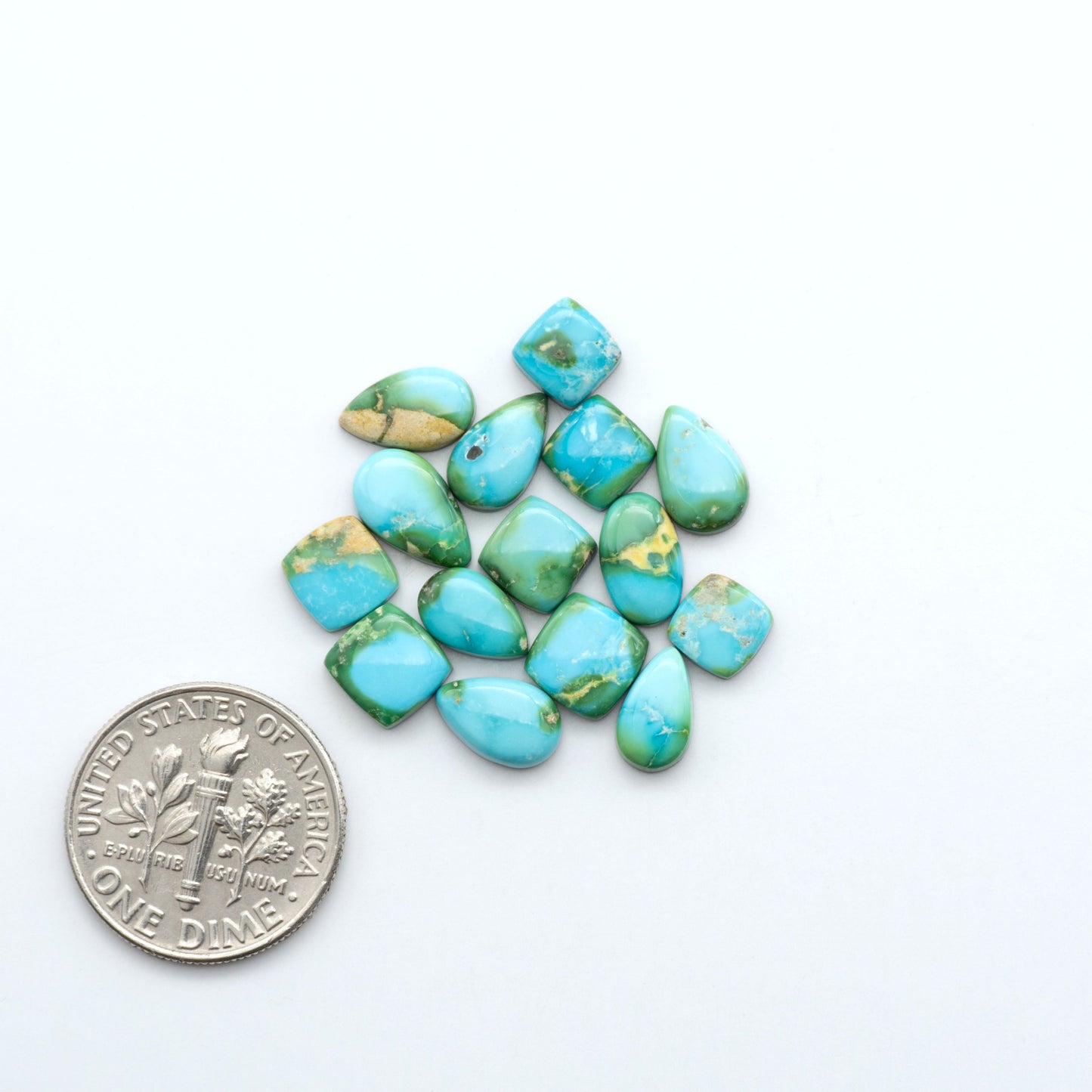 Sonoran Mountain Turquoise showcases a stunning blend of blue and green hues and natural patterns that make it a must-have for any jewelry collection.