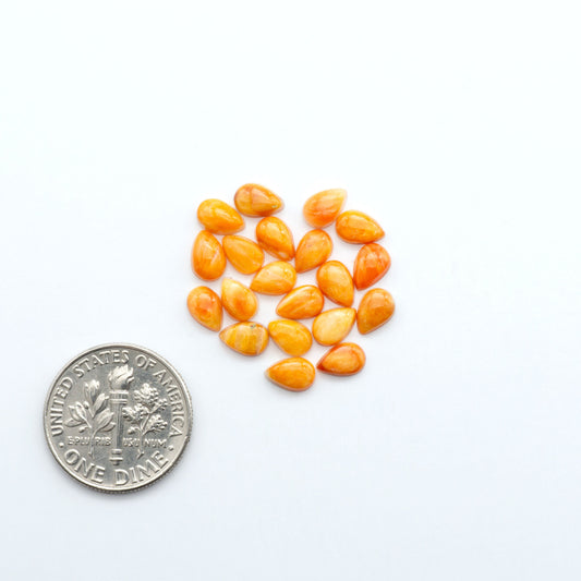 Add a unique touch to your jewelry designs with our beautiful 100% Natural Spiny Oyster Shell Cabochons. Incorporate the beauty of the sea into your creations.