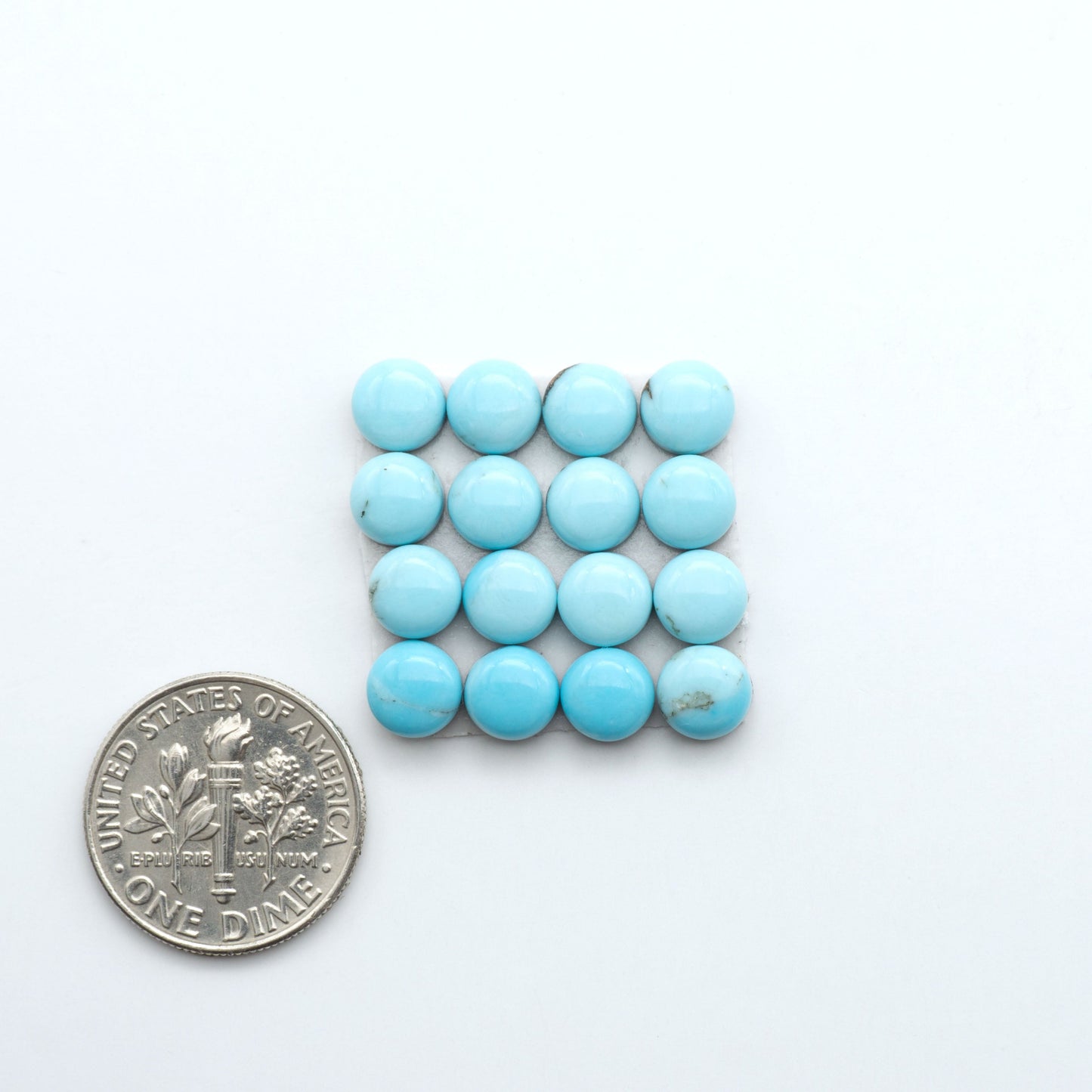 Enhance your jewelry designs with Pressed Turquoise Nugget Cabochons. Crafted from composite materials they add a captivating touch to your creations.