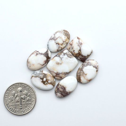 Wild Horse Cabochon are a magnificent addition to any collection. Natural magnesite stones feature a design that will add beauty to any jewelry design.