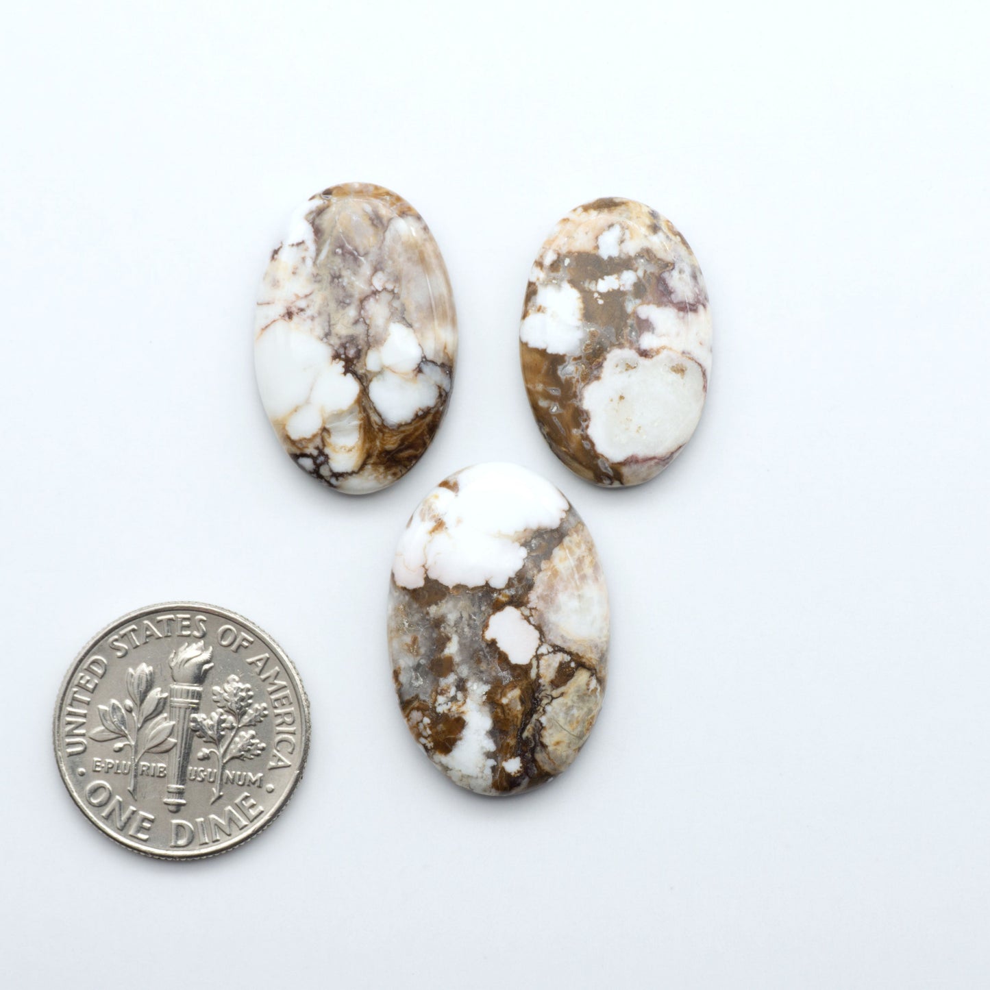 Wild Horse Cabochon are a magnificent addition to any collection. Natural magnesite stones feature a design that will add beauty to any jewelry design.