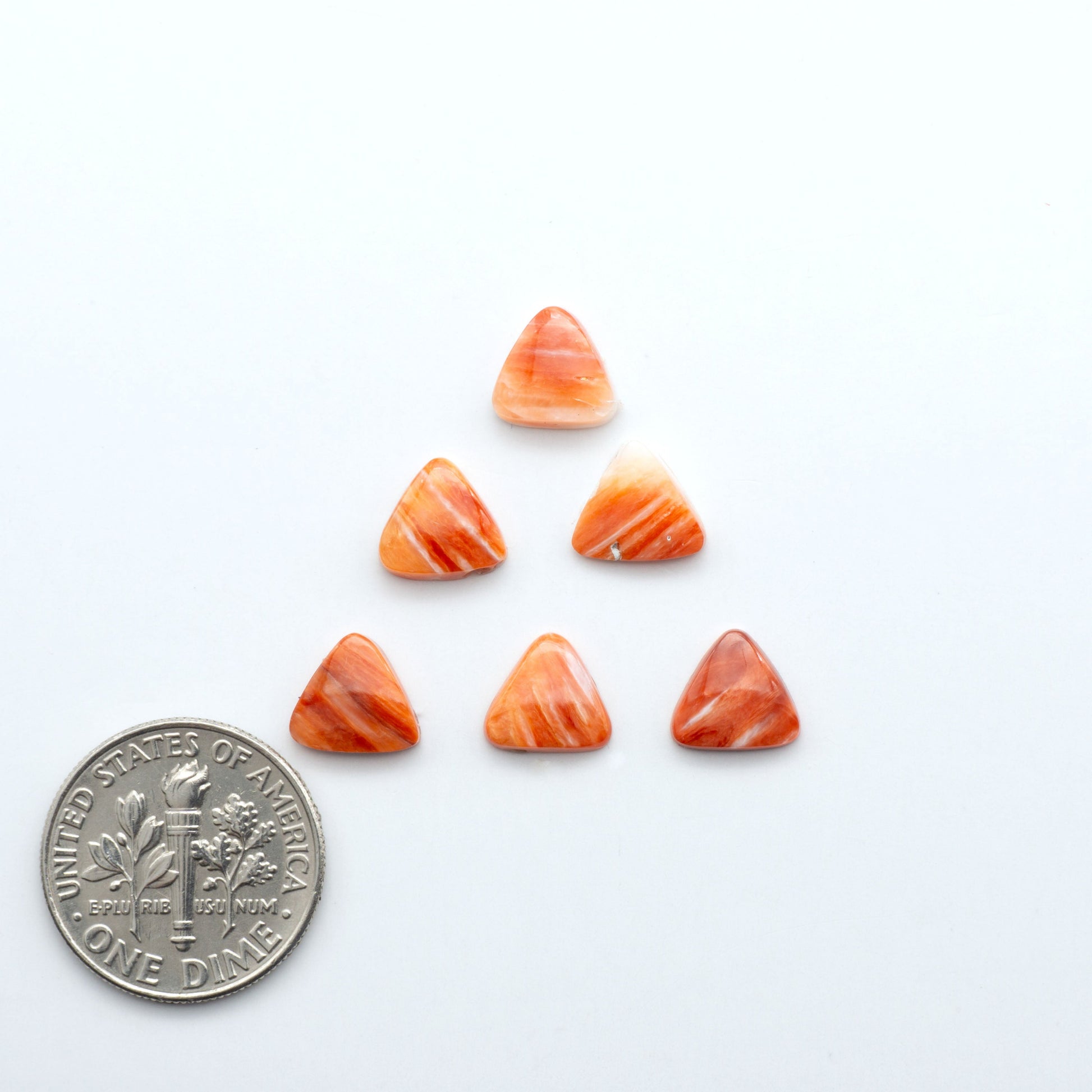 Add a unique touch to your jewelry designs with our beautiful 100% Natural Spiny Oyster Shell Cabochons. Incorporate the beauty of the sea into your creations.