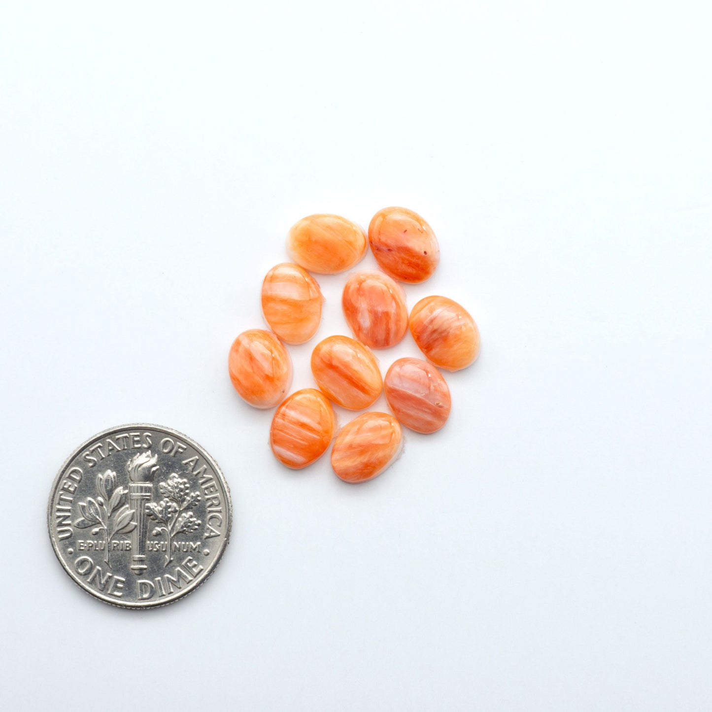 Add a unique touch to your jewelry designs with our beautiful 100% Natural Spiny Oyster Shell Cabochons. Incorporate the beauty of the sea into your creations.