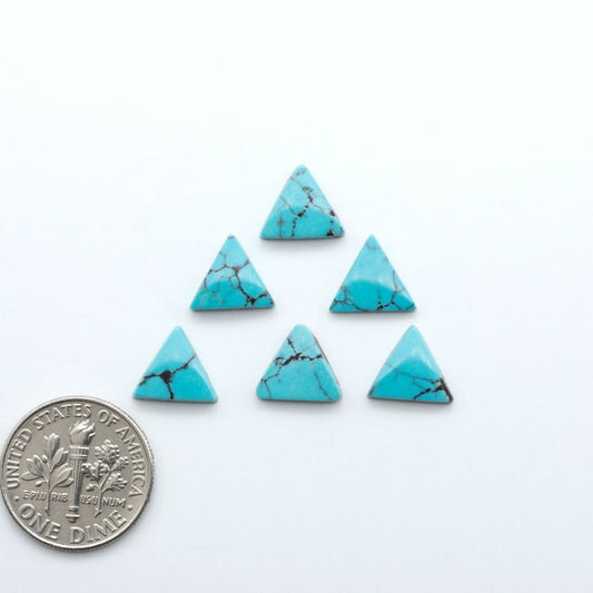 Hubei Cloud Mtn Turquoise is a highly sought-after gemstone known for its color and unique matrix patterns. Add a touch of elegance to your jewelry collection.