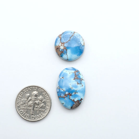 Discover the beauty of Natural Golden Hills Turquoise—prized for its icy blue tones, golden matrix, and exceptional quality. Ideal for artisan jewelry designs.