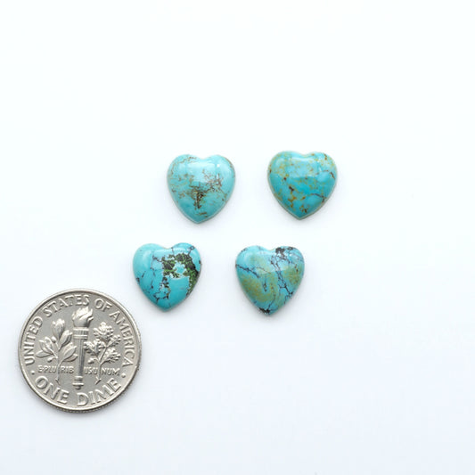 Hubei Cloud Mtn Turquoise is a highly sought-after gemstone known for its color and unique matrix patterns. Add a touch of elegance to your jewelry collection.