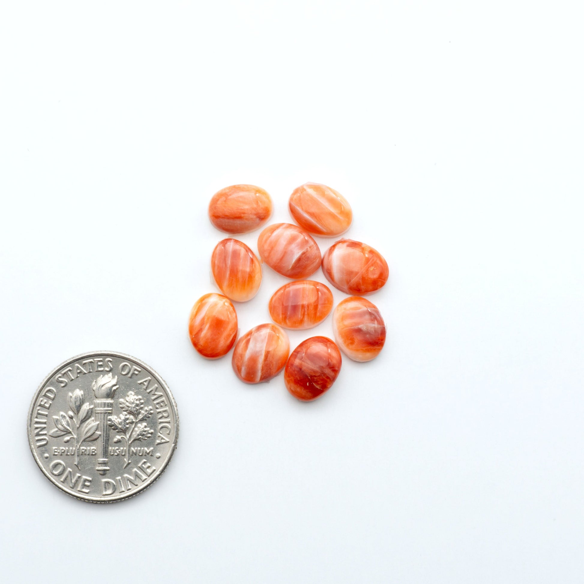 Add a unique touch to your jewelry designs with our beautiful 100% Natural Spiny Oyster Shell Cabochons. Incorporate the beauty of the sea into your creations.