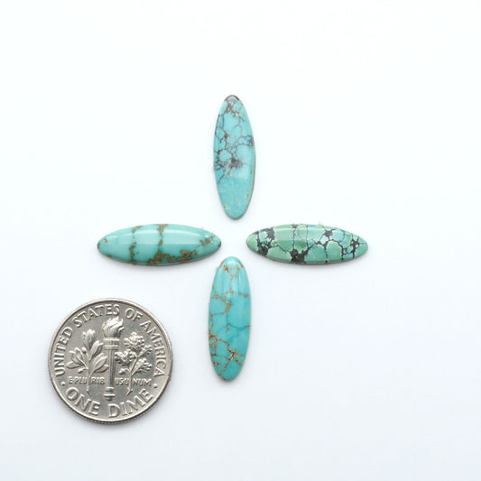 Hubei Cloud Mtn Turquoise is a highly sought-after gemstone known for its color and unique matrix patterns. Add a touch of elegance to your jewelry collection.