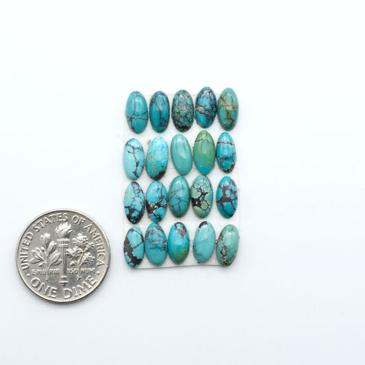 Hubei Cloud Mtn Turquoise is a highly sought-after gemstone known for its color and unique matrix patterns. Add a touch of elegance to your jewelry collection.