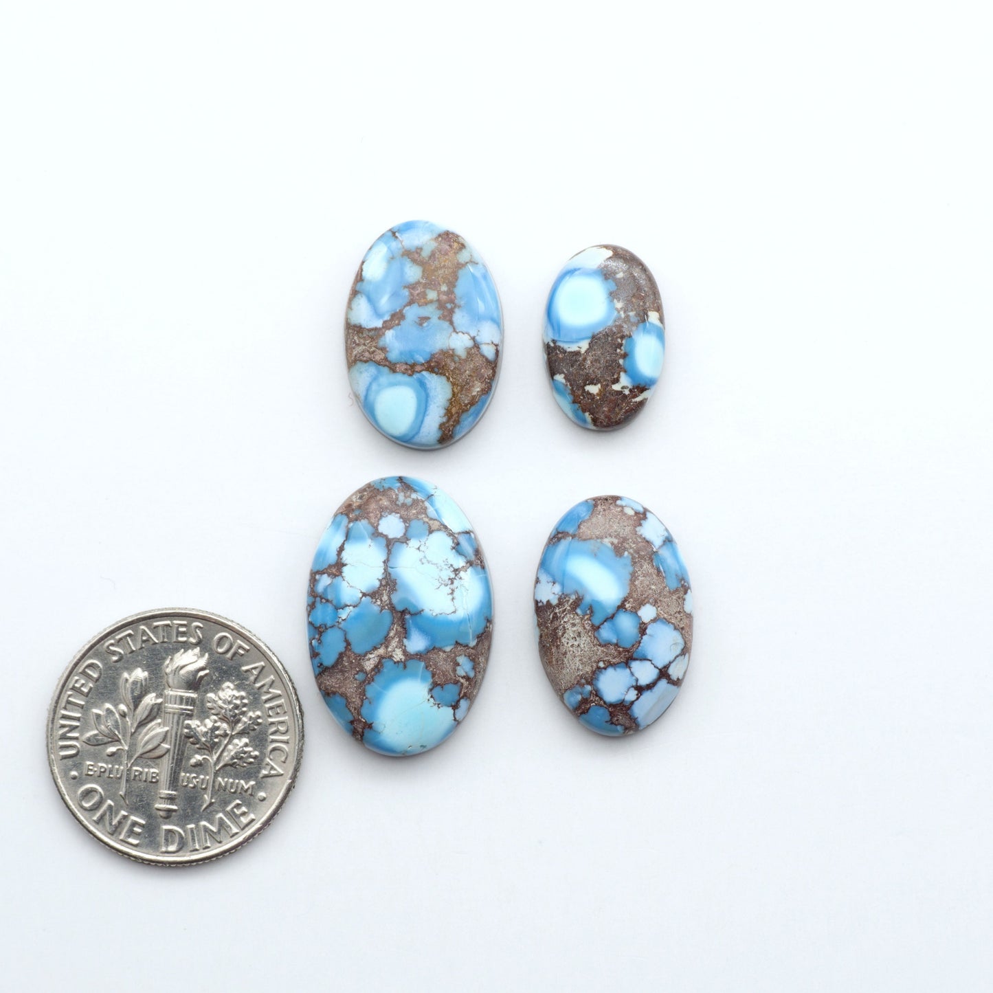 Discover the beauty of Natural Golden Hills Turquoise—prized for its icy blue tones, golden matrix, and exceptional quality. Ideal for artisan jewelry designs.