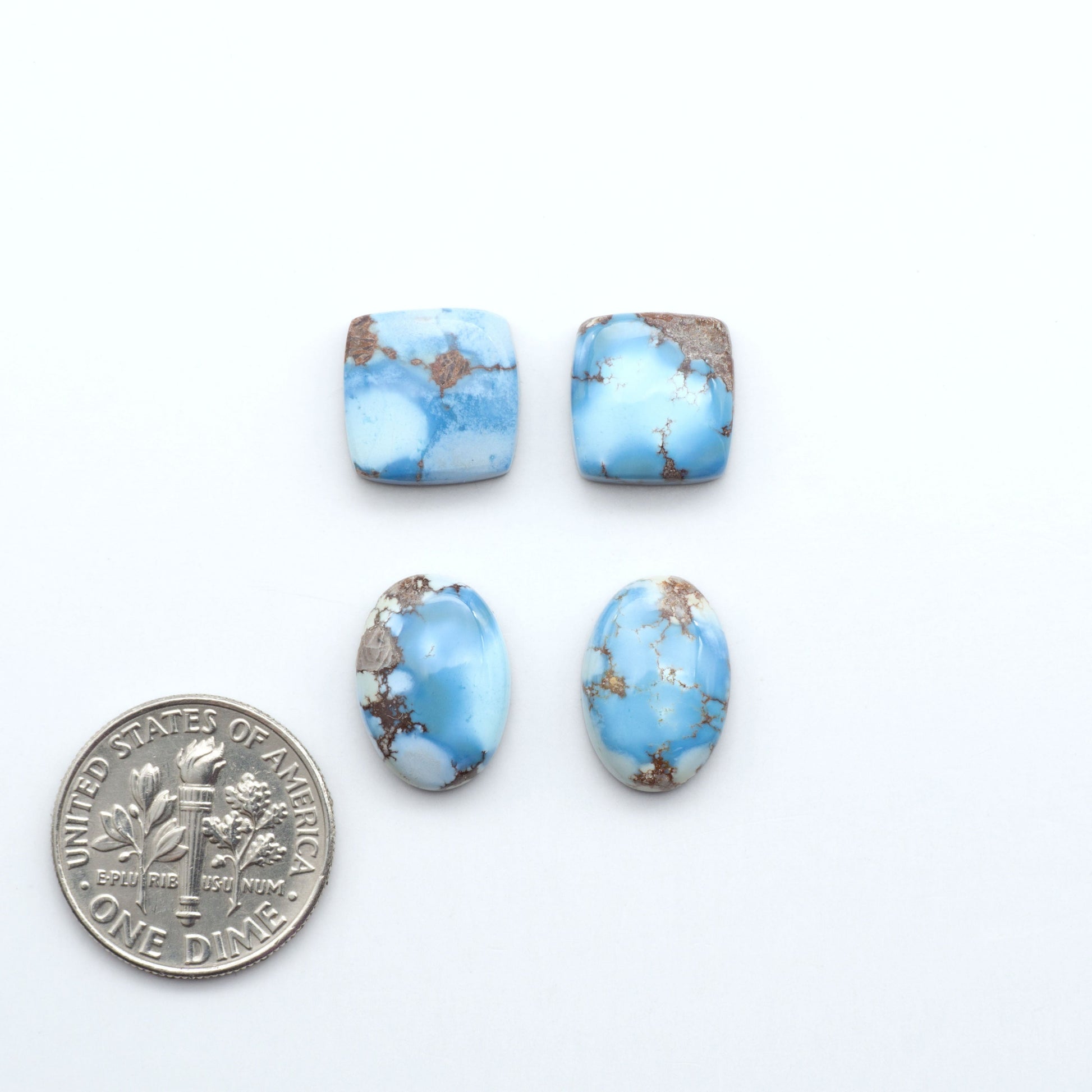Discover the beauty of Natural Golden Hills Turquoise—prized for its icy blue tones, golden matrix, and exceptional quality. Ideal for artisan jewelry designs.