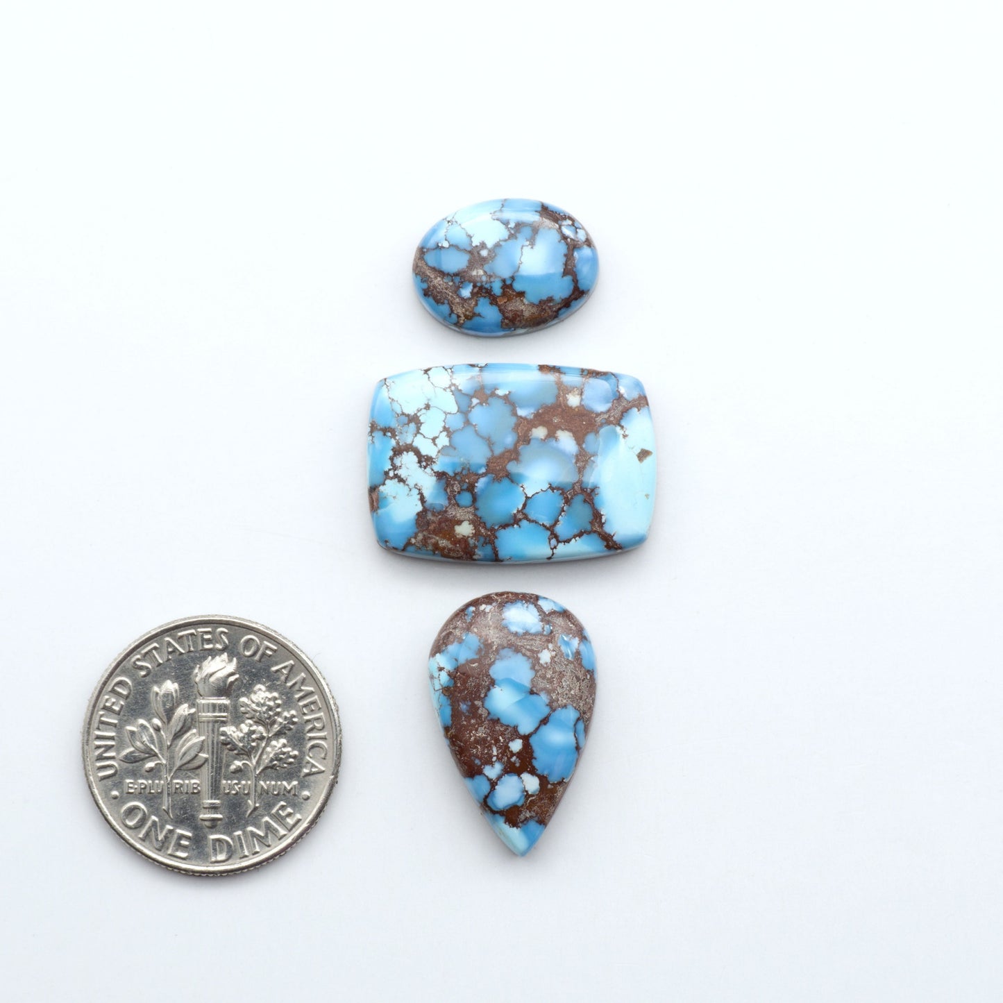 Discover the beauty of Natural Golden Hills Turquoise—prized for its icy blue tones, golden matrix, and exceptional quality. Ideal for artisan jewelry designs.