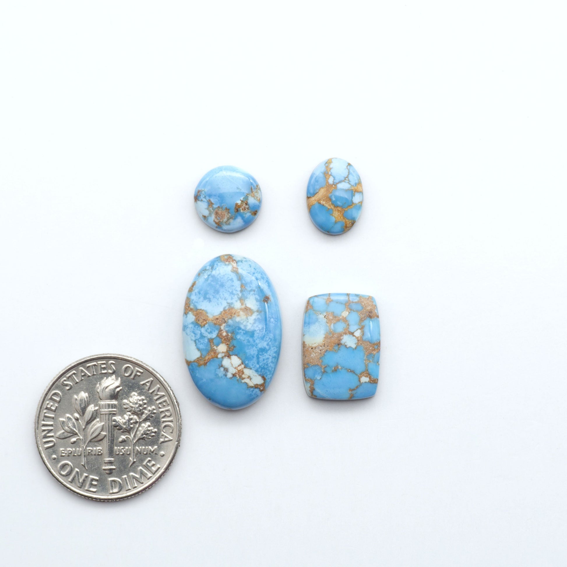 Discover the beauty of Natural Golden Hills Turquoise—prized for its icy blue tones, golden matrix, and exceptional quality. Ideal for artisan jewelry designs.