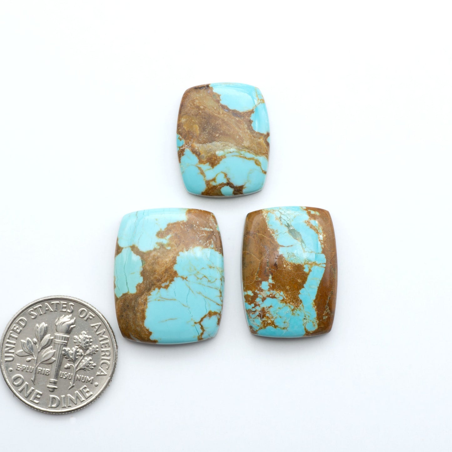 Number 8 Turquoise Cabochons have been selected for their quality and unique appearance. Don't miss the chance to add a one-of-a-kind piece to your collection.