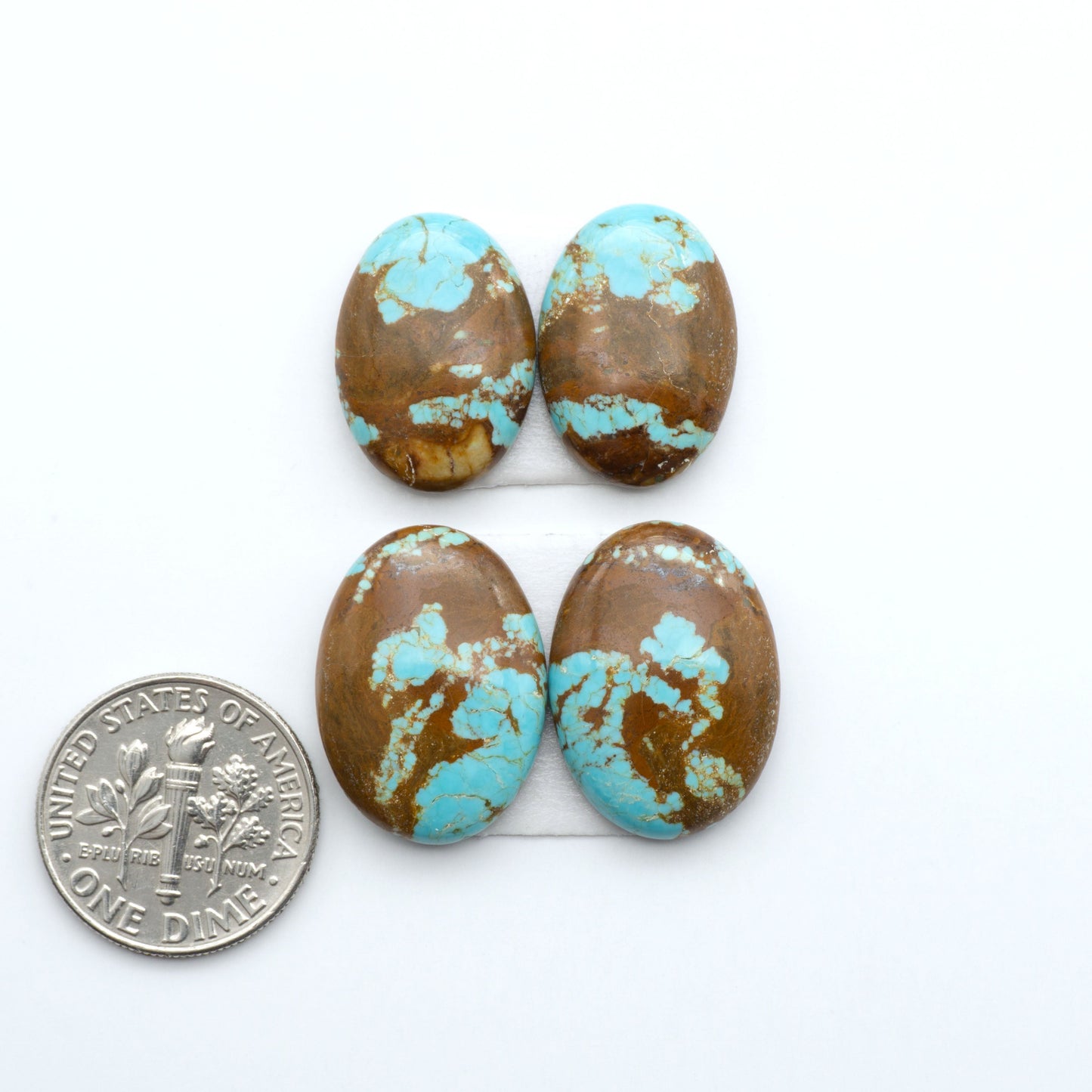 Number 8 Turquoise Cabochons have been selected for their quality and unique appearance. Don't miss the chance to add a one-of-a-kind piece to your collection