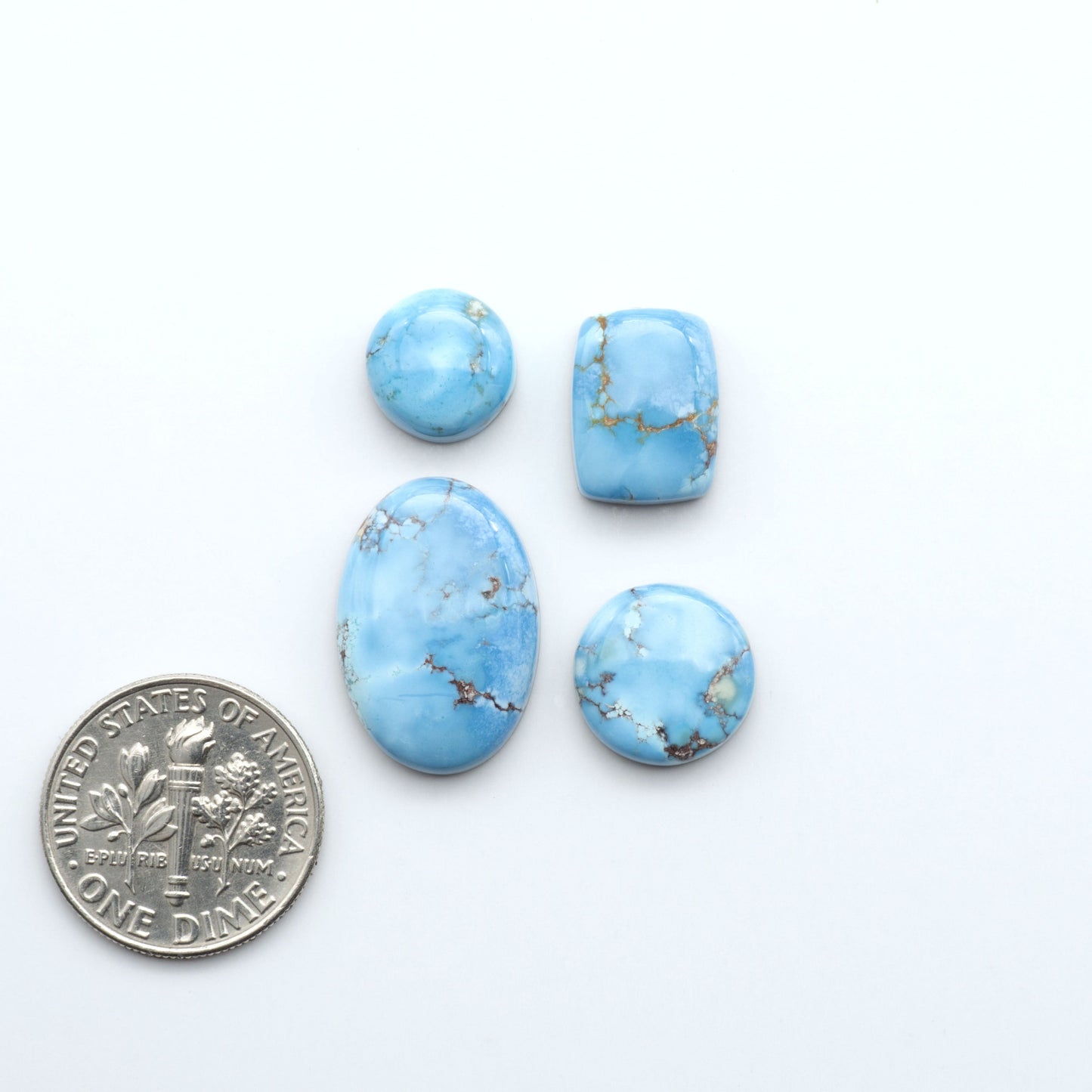 Discover the beauty of Natural Golden Hills Turquoise—prized for its icy blue tones, golden matrix, and exceptional quality. Ideal for artisan jewelry designs.