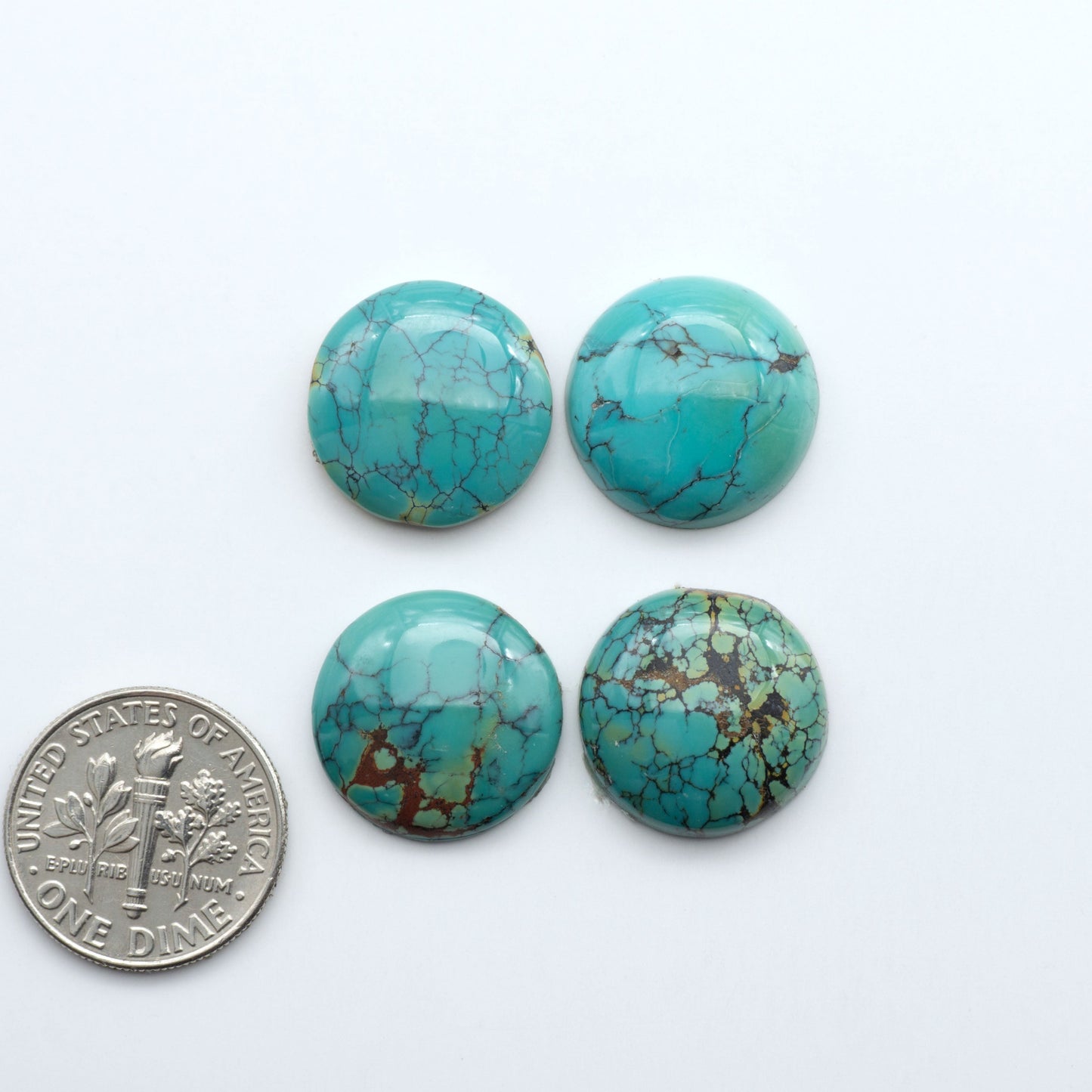 Hubei Cloud Mtn Turquoise is a highly sought-after gemstone known for its color and unique matrix patterns. Add a touch of elegance to your jewelry collection.