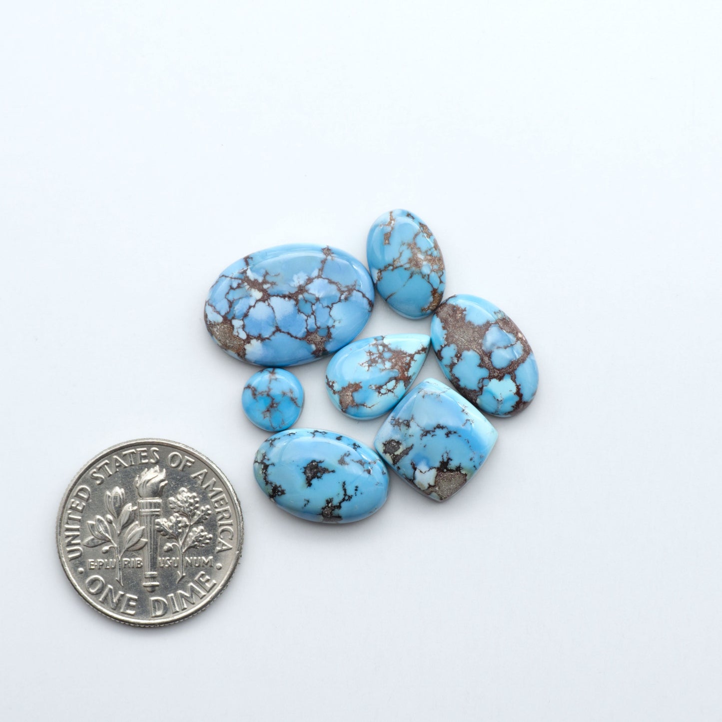 Discover the beauty of Natural Golden Hills Turquoise—prized for its icy blue tones, golden matrix, and exceptional quality. Ideal for artisan jewelry designs.
