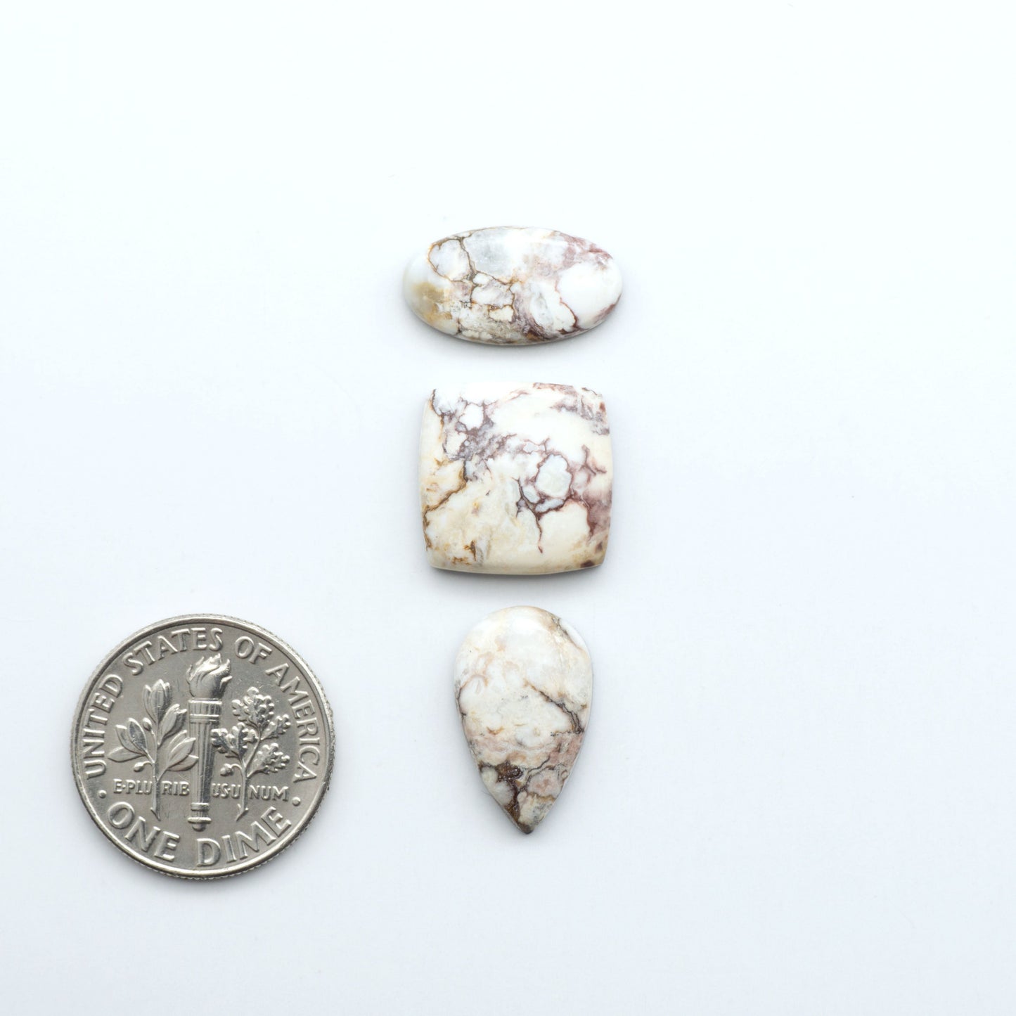 Wild Horse Cabochon are a magnificent addition to any collection. Natural magnesite stones feature a design that will add beauty to any jewelry design.