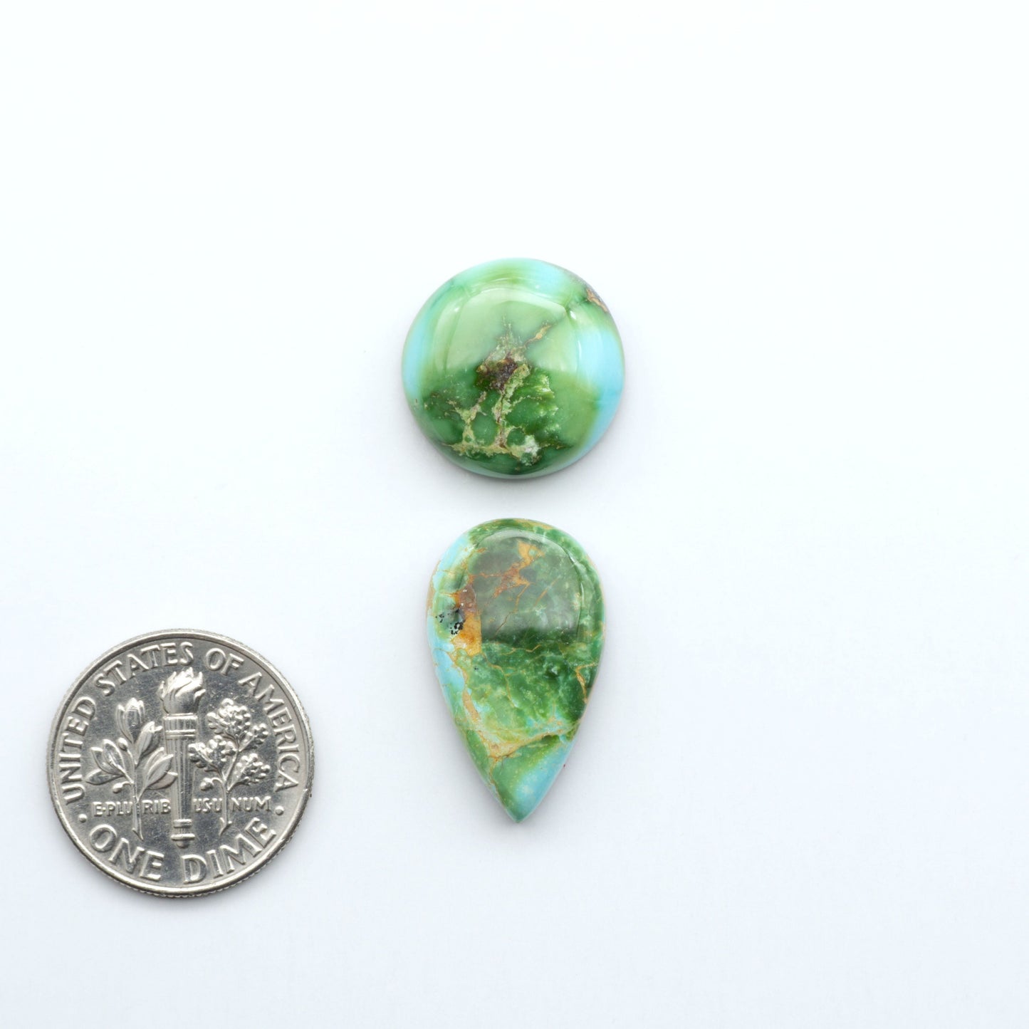 Sonoran Mountain Turquoise showcases a stunning blend of blue and green hues and natural patterns that make it a must-have for any jewelry collection.