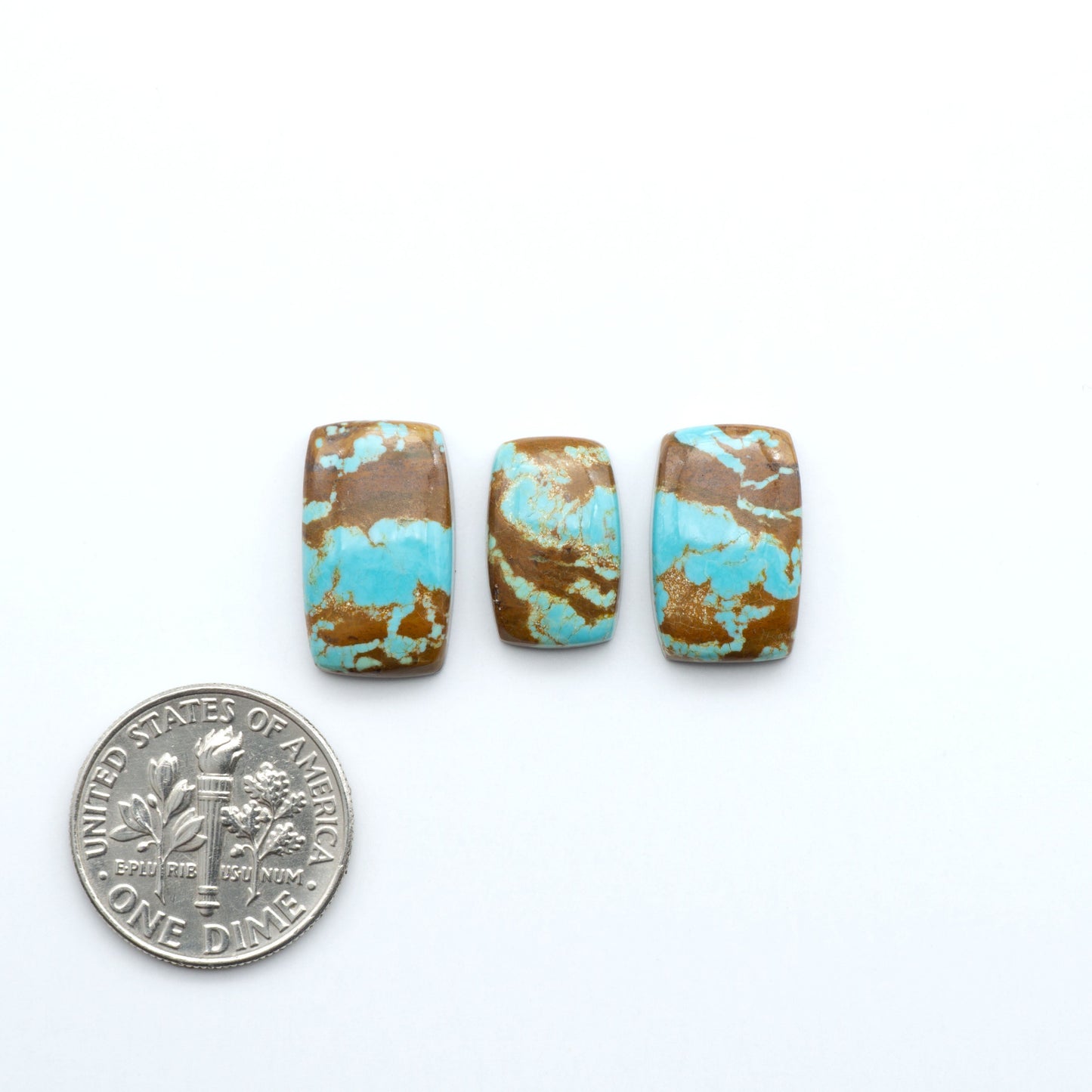 Number 8 Turquoise Cabochons have been selected for their quality and unique appearance. Don't miss the chance to add a one-of-a-kind piece to your collection.