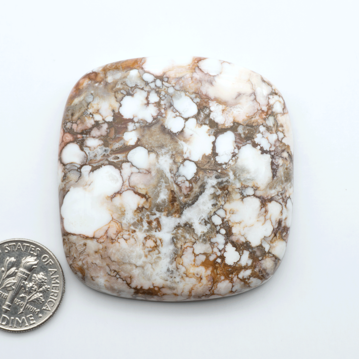 Wild Horse Cabochon are a magnificent addition to any collection. Natural magnesite stones feature a design that will add beauty to any jewelry design.