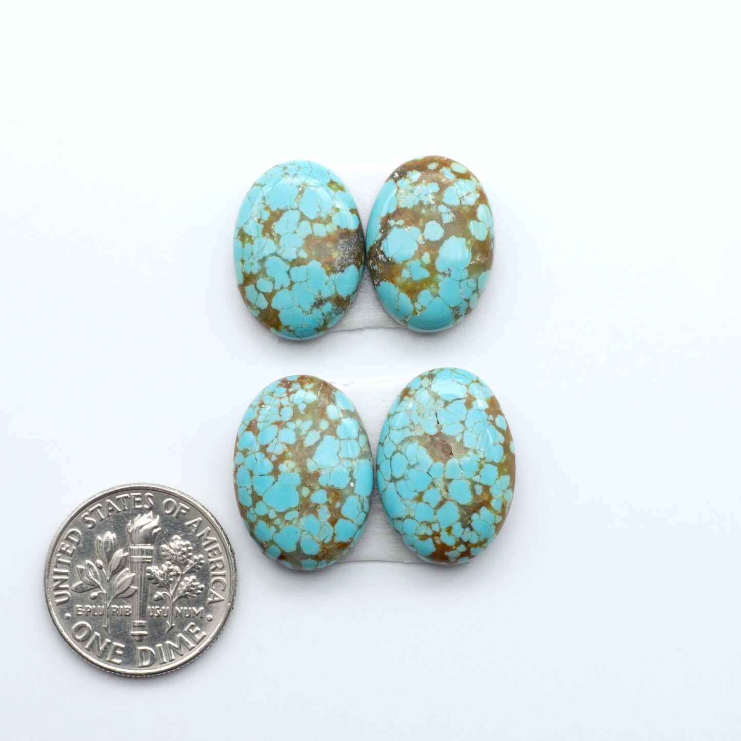 Number 8 Turquoise Cabochons have been selected for their quality and unique appearance. Don't miss the chance to add a one-of-a-kind piece to your collection.