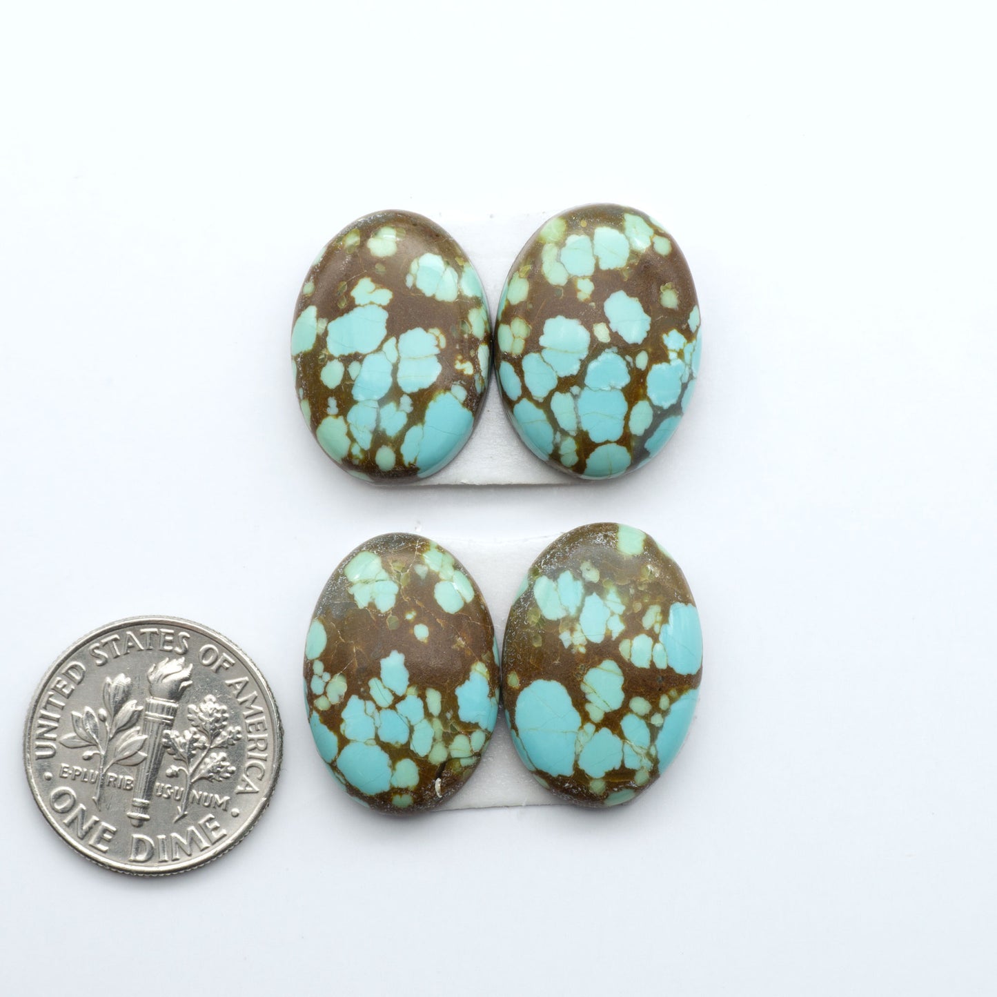 Number 8 Turquoise Cabochons have been selected for their quality and unique appearance. Don't miss the chance to add a one-of-a-kind piece to your collection.