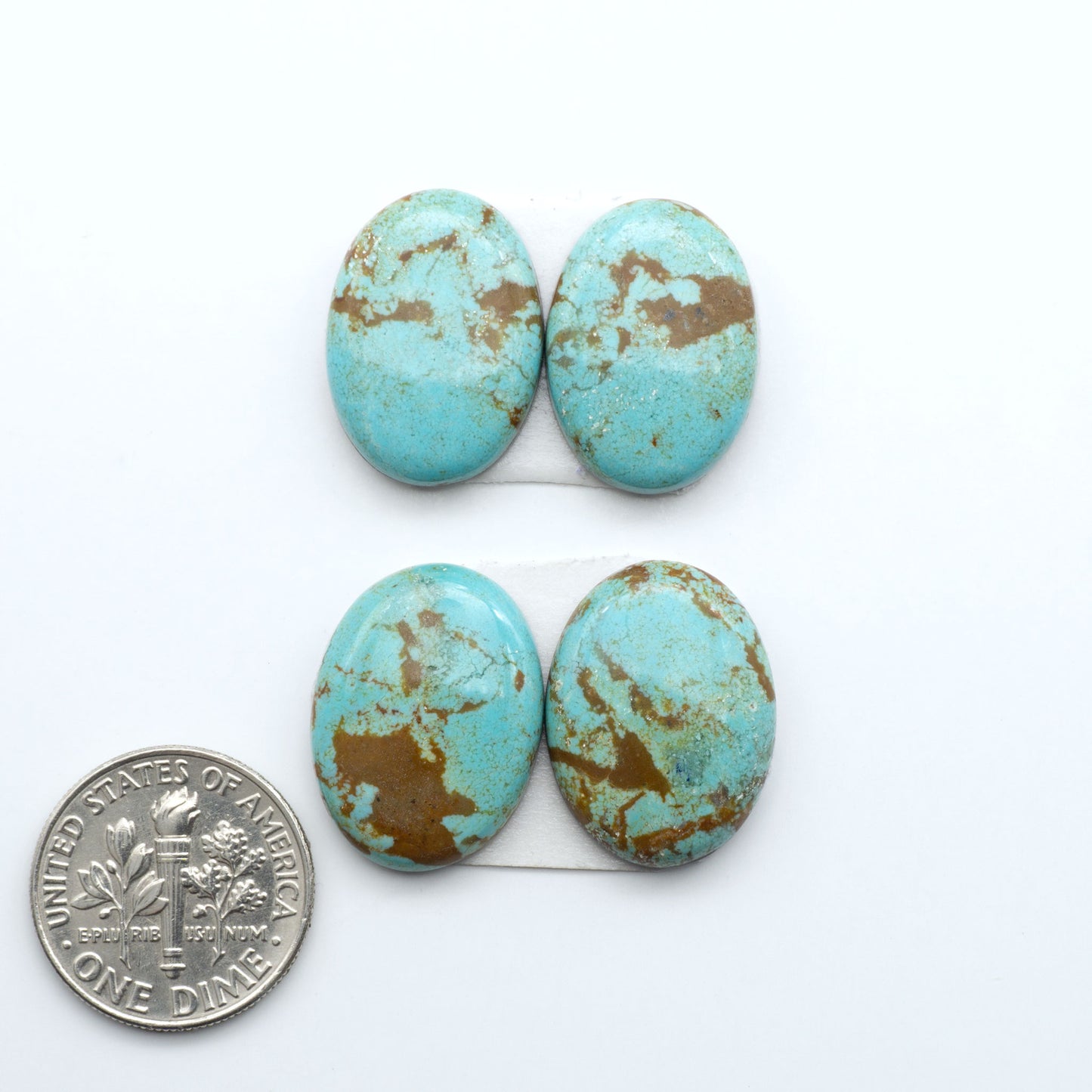 Number 8 Turquoise Cabochons have been selected for their quality and unique appearance. Don't miss the chance to add a one-of-a-kind piece to your collection.