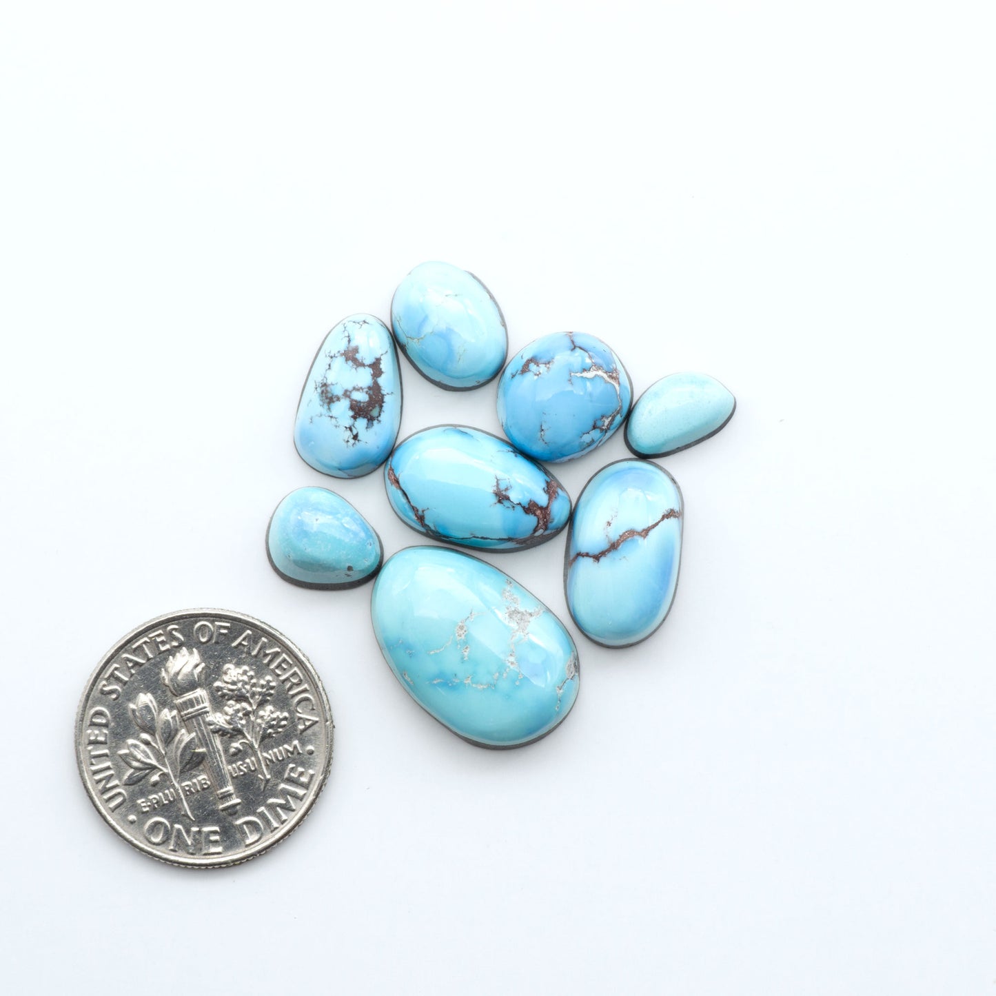 Discover the beauty of Natural Golden Hills Turquoise—prized for its icy blue tones, golden matrix, and exceptional quality. Ideal for artisan jewelry designs.