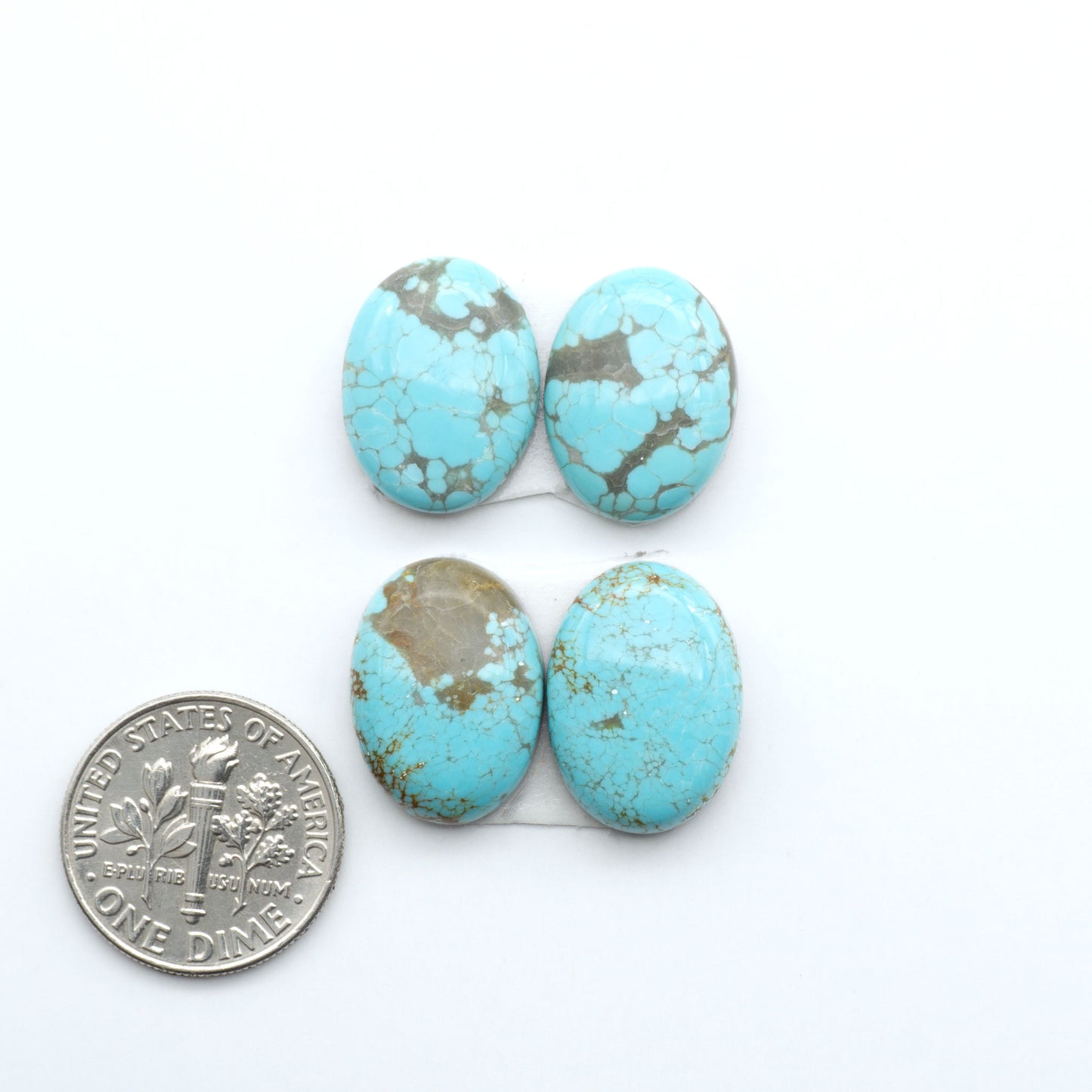 Number 8 Turquoise Cabochons have been selected for their quality and unique appearance. Don't miss the chance to add a one-of-a-kind piece to your collection.