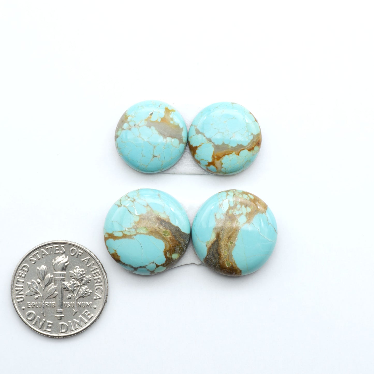 Number 8 Turquoise Cabochons have been selected for their quality and unique appearance. Don't miss the chance to add a one-of-a-kind piece to your collection.