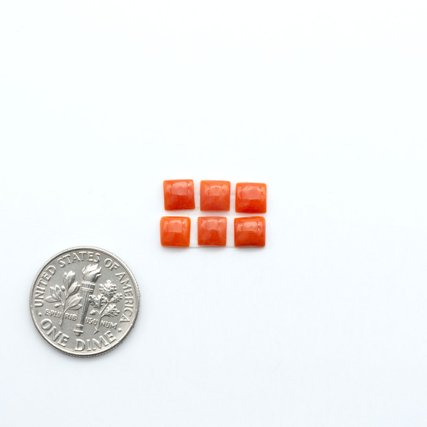 Discover natural Red Coral cabochons with deep crimson hues and smooth polish, ideal for creating timeless handcrafted rings, pendants, and custom designs.