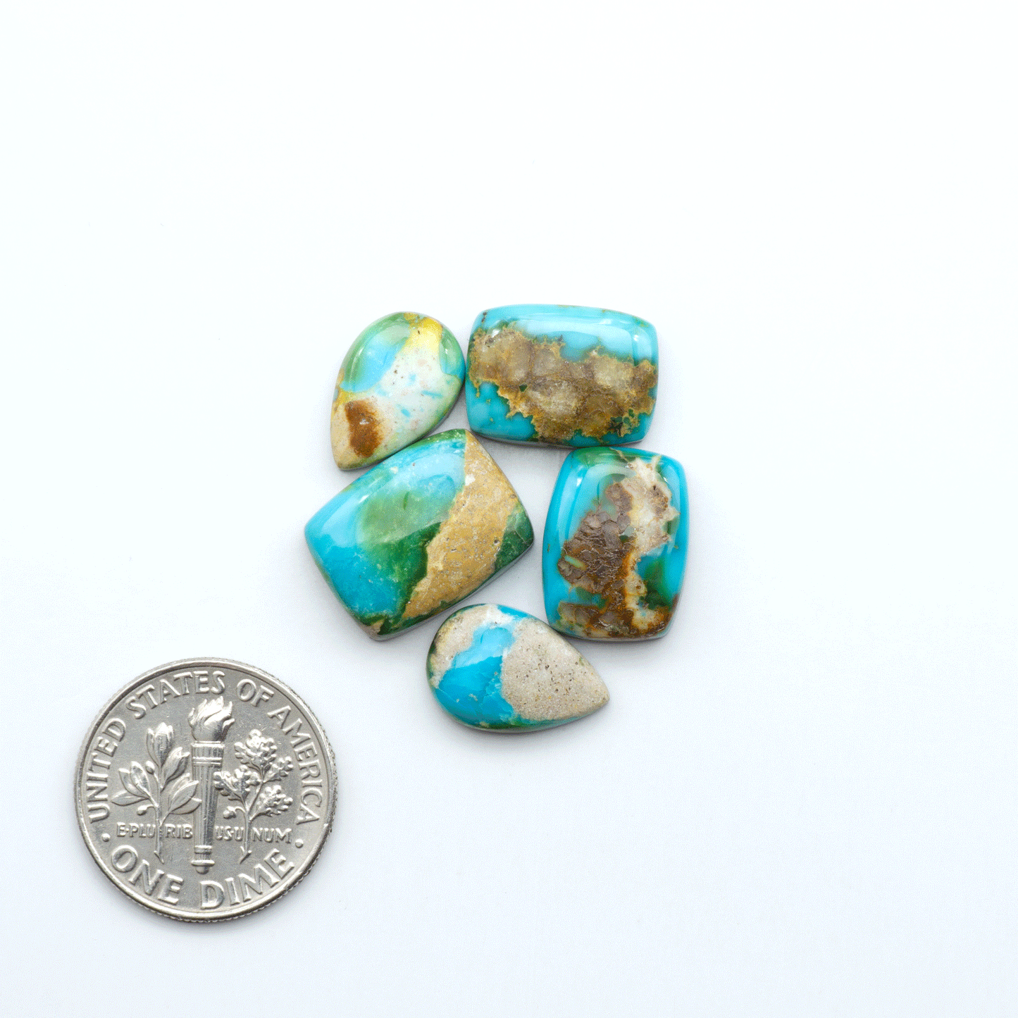 Sonoran Mountain Turquoise showcases a stunning blend of blue and green hues and natural patterns that make it a must-have for any jewelry collection.