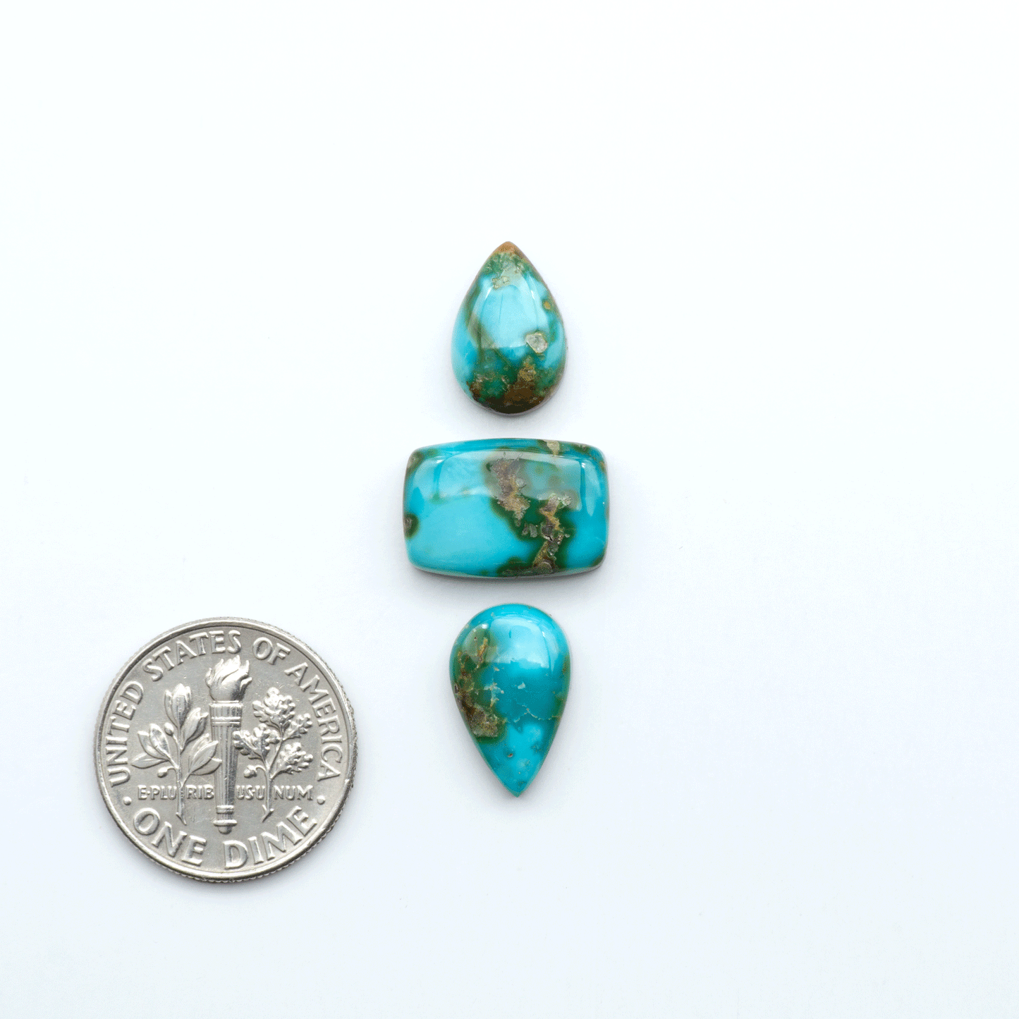 Sonoran Mountain Turquoise showcases a stunning blend of blue and green hues and natural patterns that make it a must-have for any jewelry collection.