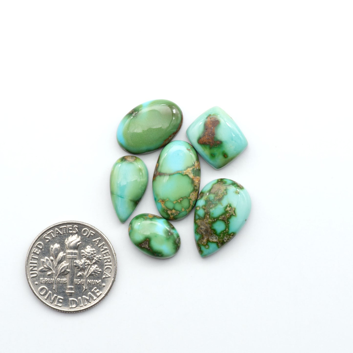 Sonoran Mountain Turquoise showcases a stunning blend of blue and green hues and natural patterns that make it a must-have for any jewelry collection.